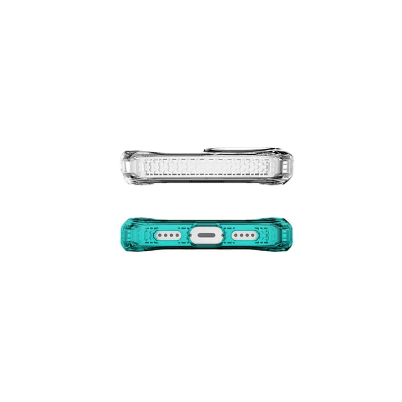 Itskins Hybrid Ombre iPhone 13 Pro Max Cover - Teal - Tashqila Itskins Hybrid Ombre iPhone 13 Pro Max Cover - Teal - Tashqila